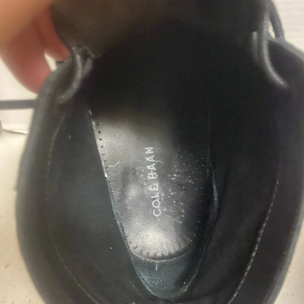 Cole Haan Black Men’s Chukka Wingtip Lace-Up Boots